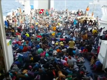 Frame 24.044039 de: Más de 10.000 migrantes rescatados en 48 horas