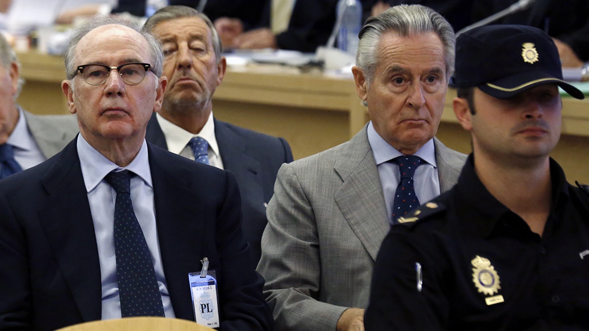 Rato y Blesa en el juicio por las 'tarjetas black' Rato y Blesa en el juicio por las 'tarjetas black'