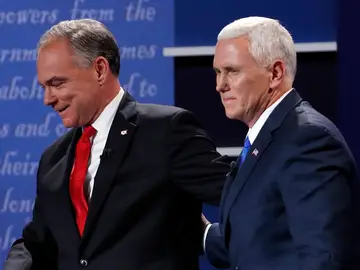 Tim Kaine y Mike Pence Tim Kaine y Mike Pence
