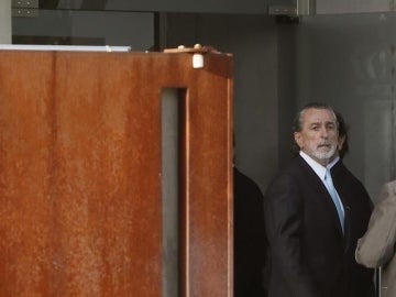 Francisco Correa, a su llegada a la Audiencia Nacional en San Fernando de Henares