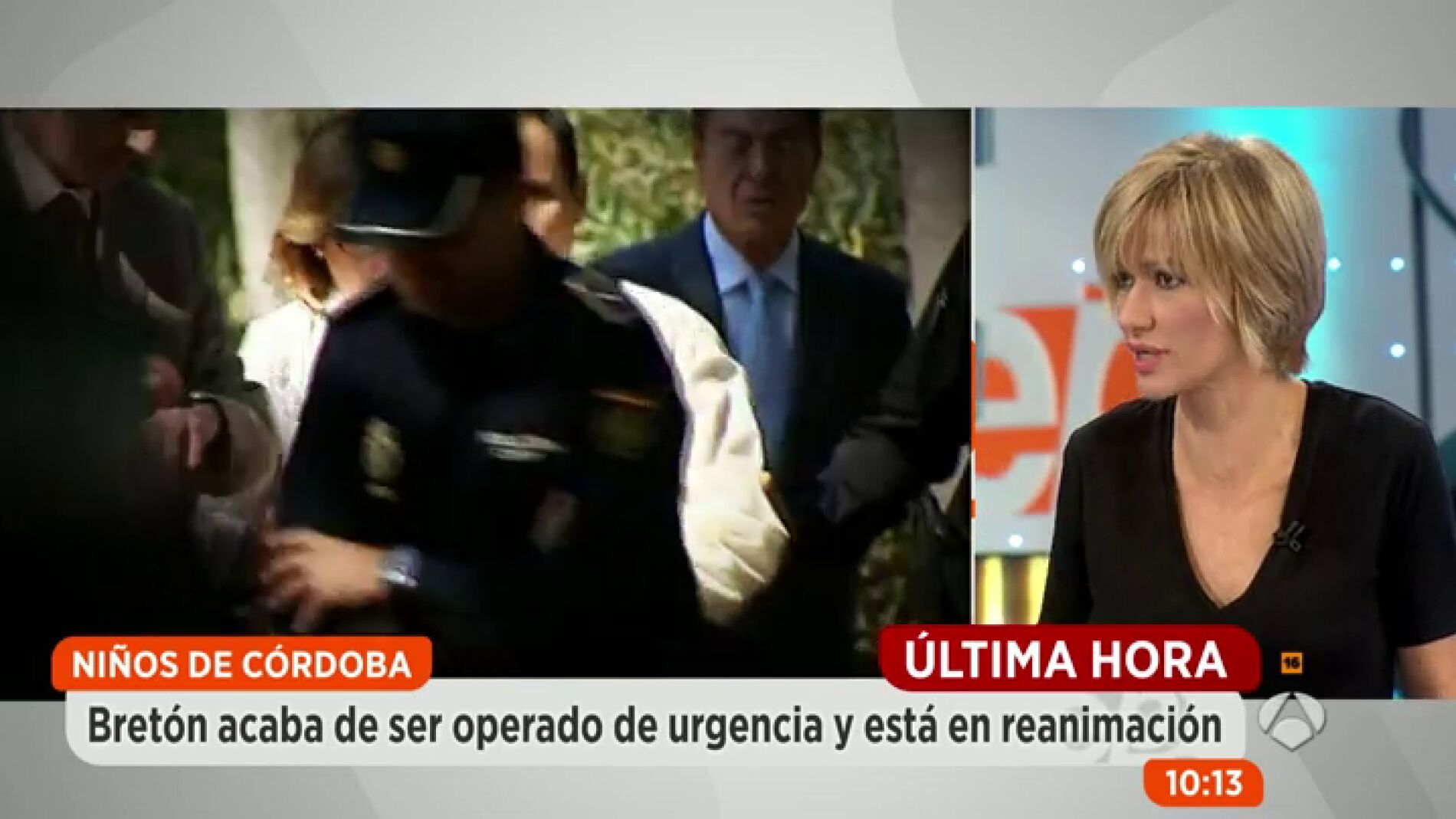 Frame 159.454513 de: Jos&eacute; Bret&oacute;n se intenta suicidar en la c&aacute;rcel de Herrera de la Mancha con dos cortes en el cuello