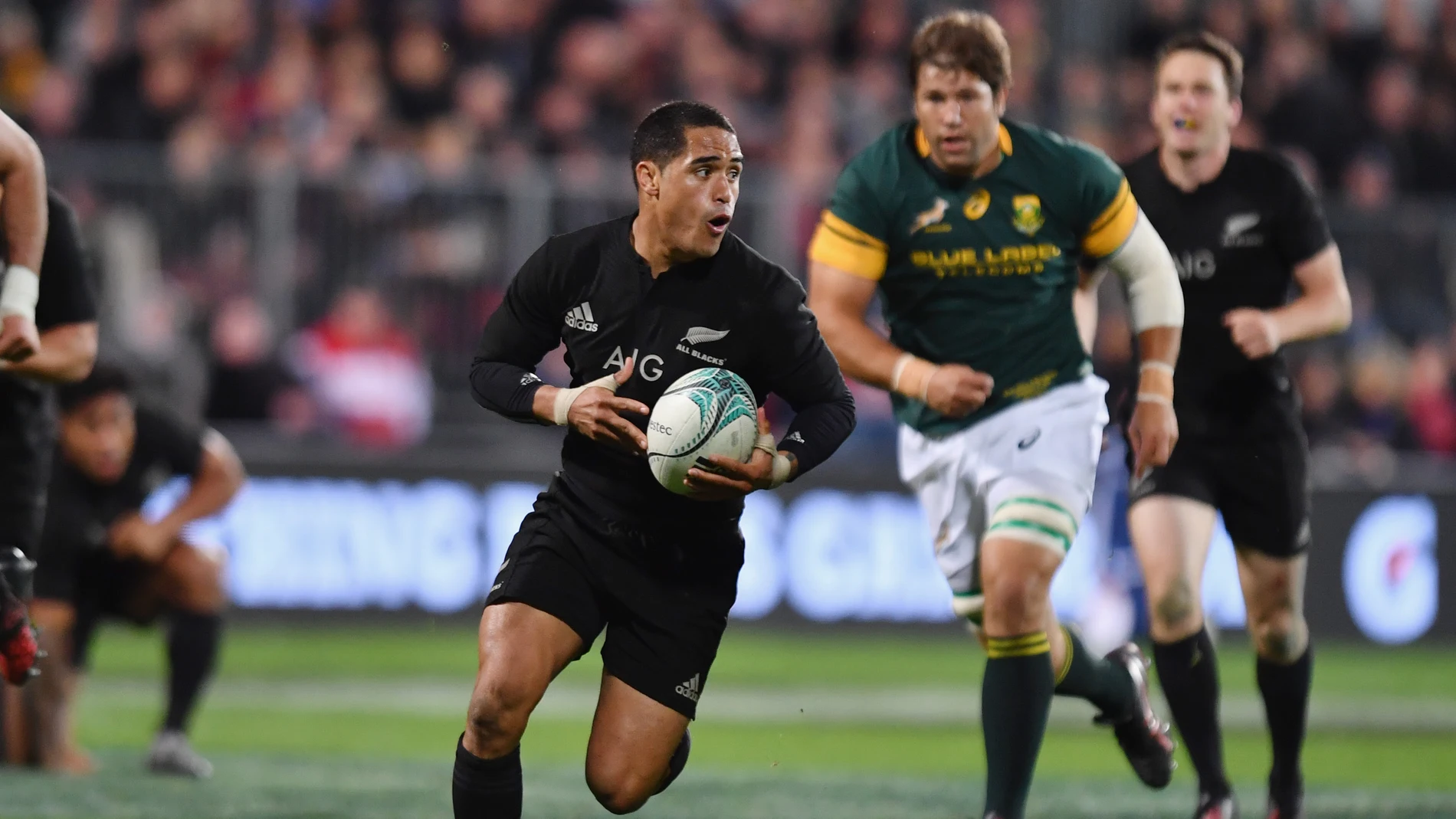 Aaron Smith, durante el partido contra Sudáfrica Aaron Smith, durante el partido contra Sudáfrica