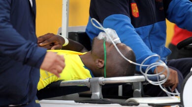 Enner Valencia se va del estadio en ambulancia para evitar ser detenido