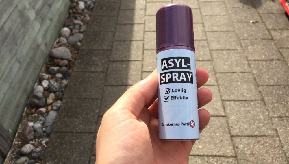 Aerosol 'antirrefugiados'