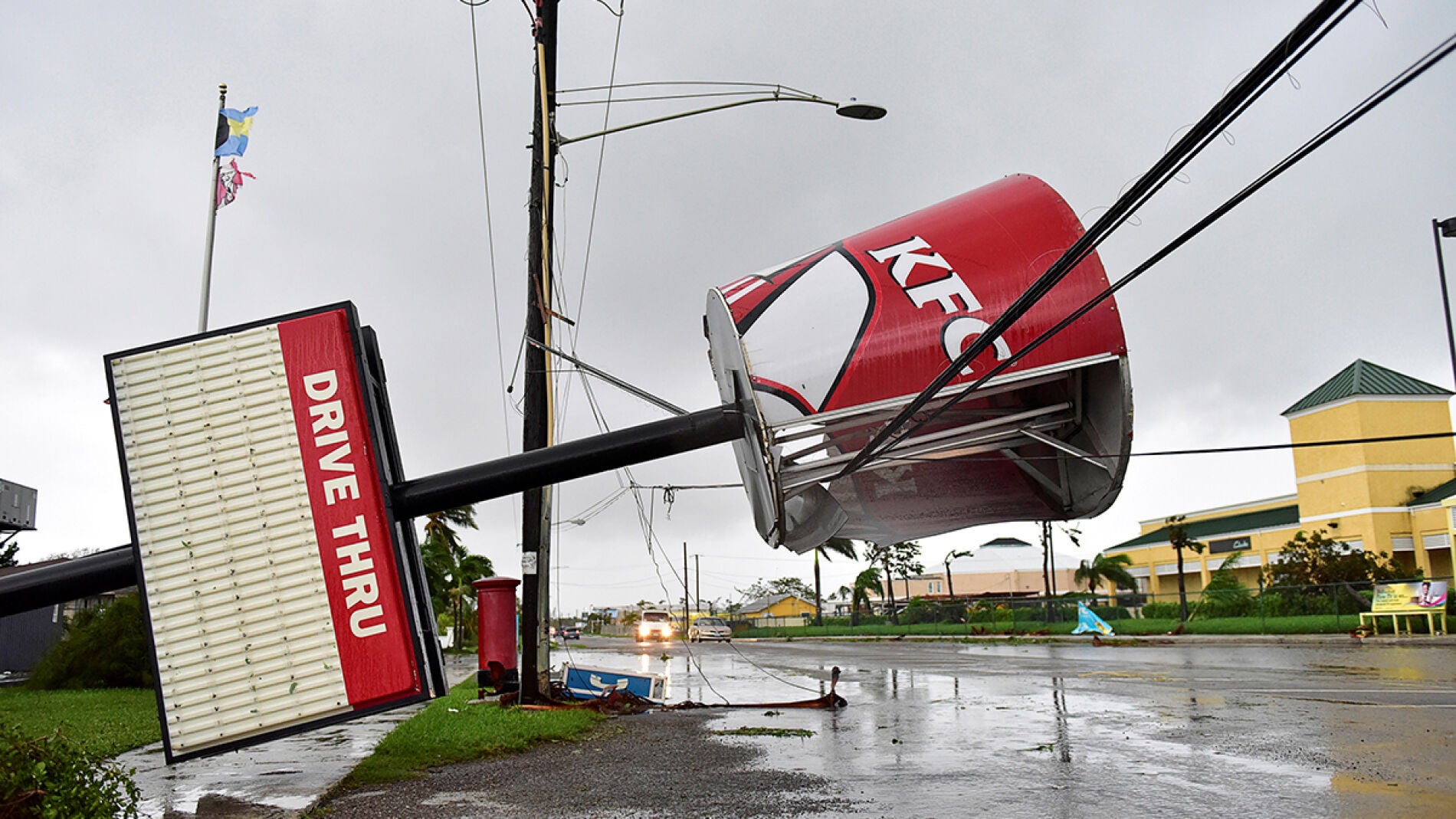 Efectos del hurac&aacute;n Matthew a su paso por Bahamas