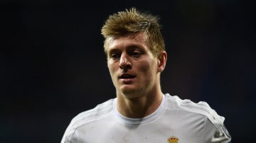 Toni Kroos en un partido con el Real Madrid