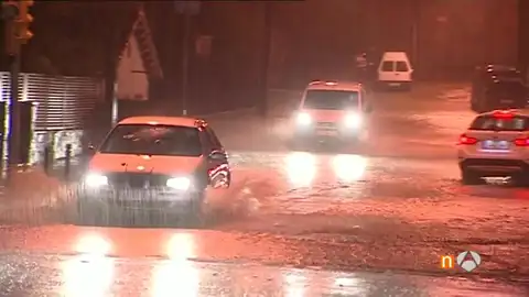 Las primeras lluvias de otoño inundan Maresme, en Barcelona Las primeras lluvias de otoño inundan Maresme, en Barcelona