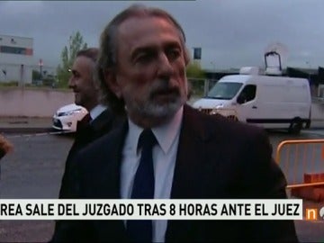 Correa a su salida del juzgado