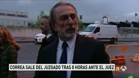 Correa a su salida del juzgado