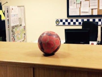 Balón incautado por el alcalde de Albox Balón incautado por el alcalde de Albox