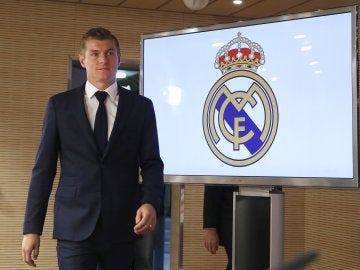 Toni Kroos, en su renovación con el Real Madrid