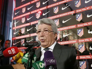 Enrique Cerezo, presidente del Atlético de Madrid Enrique Cerezo, presidente del Atlético de Madrid