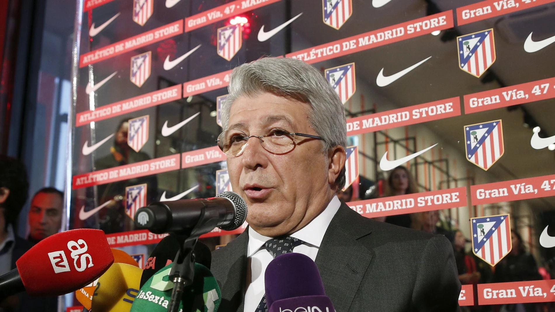 Enrique Cerezo, presidente del Atlético de Madrid Enrique Cerezo, presidente del Atlético de Madrid