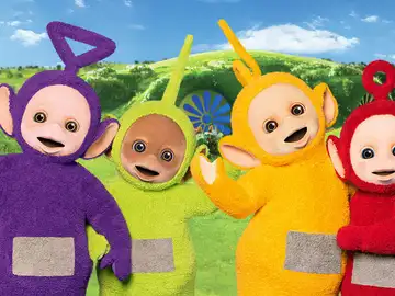 Foto de familia de los Teletubbies Foto de familia de los Teletubbies