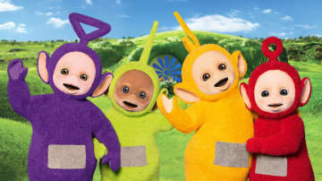 Foto de familia de los Teletubbies