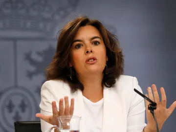Soraya Sáenz de Santamaría, tras el Consejo de Ministros Soraya Sáenz de Santamaría, tras el Consejo de Ministros