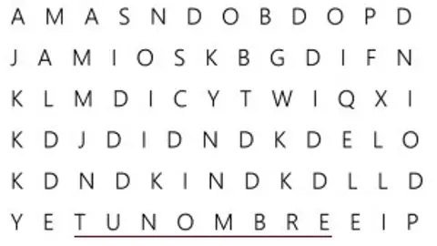 Sopa de Letras Sopa de Letras