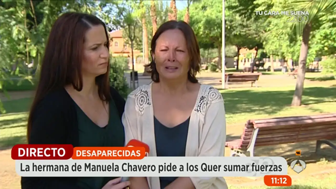 La hermana de Manuela Chavero: "Tengo miedo de encontrar algo malo sobre mi hermana"