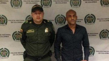 Diego León Osorio, detenido en Colombia por llevar cocaína