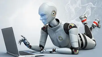 Un robot en el ordenador Un robot en el ordenador