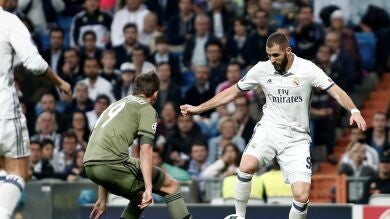 Benzema, baja ante el Leganés por molestias en los isquiotibiales