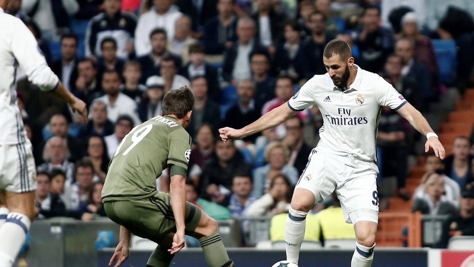 Benzema, baja ante el Leganés por molestias en los isquiotibiales