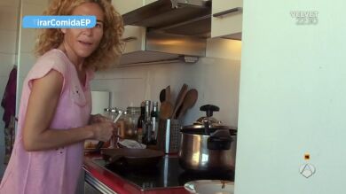 Cristina Fernández comprueba cuánta comida tira en su casa durante un fin de semana