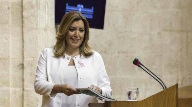 Susana Díaz equipara a Trump con Podemos: 