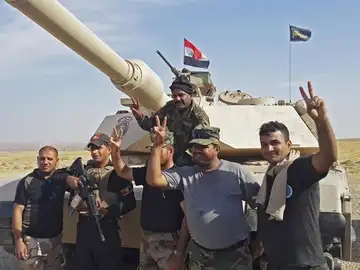 Las fuerzas iraquíes en la comarca de Al Hamdaniya Las fuerzas iraquíes en la comarca de Al Hamdaniya