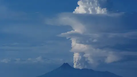 Volcán Colima en México Volcán Colima en México