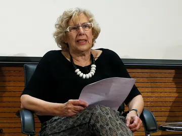 Manuela Carmena en una conferencia Manuela Carmena en una conferencia