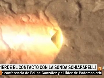 Frame 23.969216 de: La Agencia Espacial Europea sigue sin recibir señales de la nave enviada a Marte Frame 23.969216 de: La Agencia Espacial Europea sigue sin recibir señales de la nave enviada a Marte