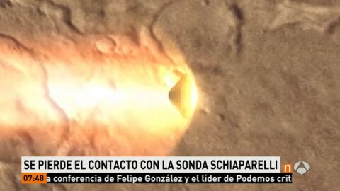 Frame 23.969216 de: La Agencia Espacial Europea sigue sin recibir se&ntilde;ales de la nave enviada a Marte