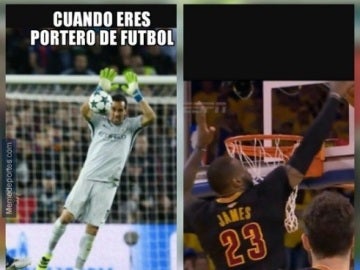 ¿Claudio Bravo o LeBron James?