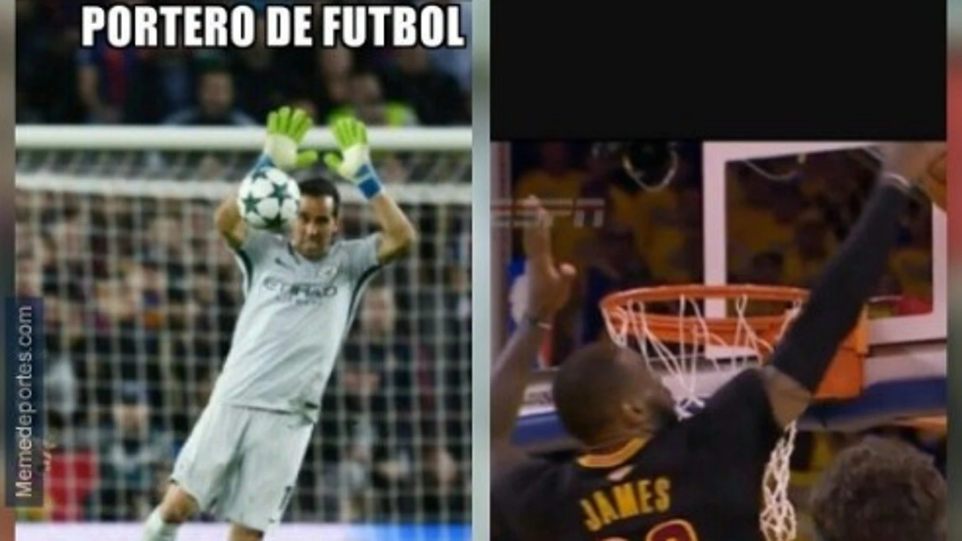 ¿Claudio Bravo o LeBron James?