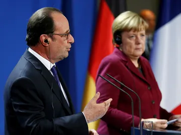 Hollande y Merkel Hollande y Merkel