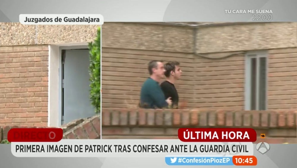 Primeras imágenes de Patrick tras confesar