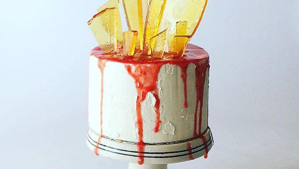 Pastel ensangrentado
