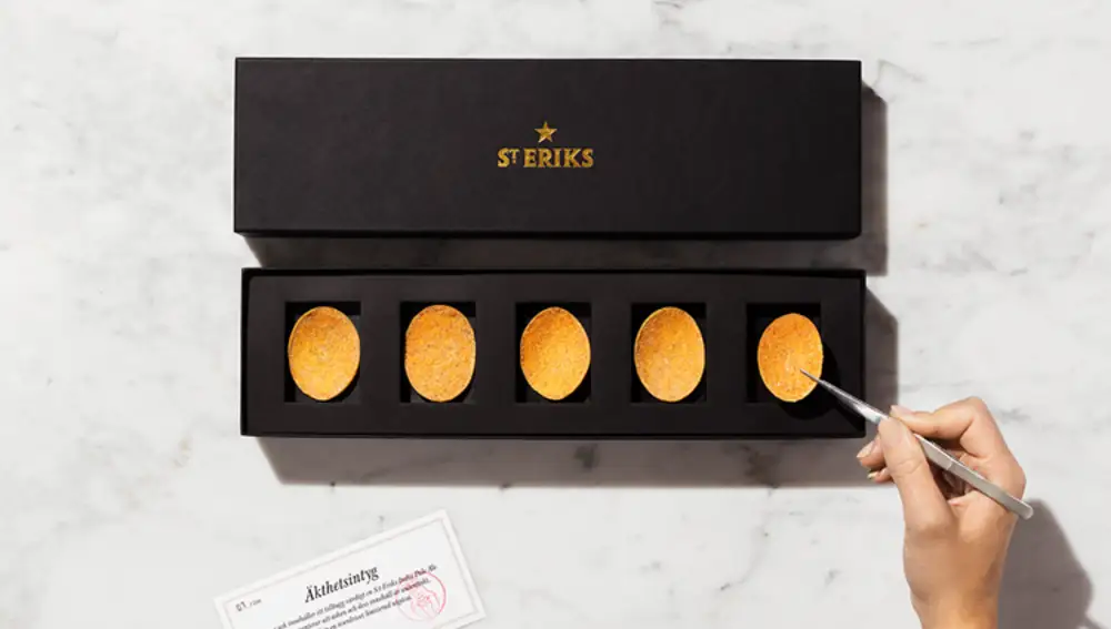 Las lujosas cajas de patatas de St. Erik's. Las lujosas cajas de patatas de St. Erik's.