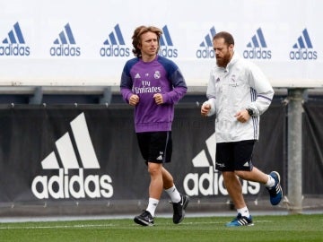 Luka Modric, en Valdebebas