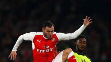 Lucas Pérez, jugador del Arsenal