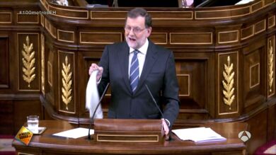 Mariano Rajoy plagia el 'atrásss' de Diego El Cigala
