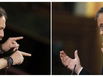 Pablo Iglesias y Mariano Rajoy