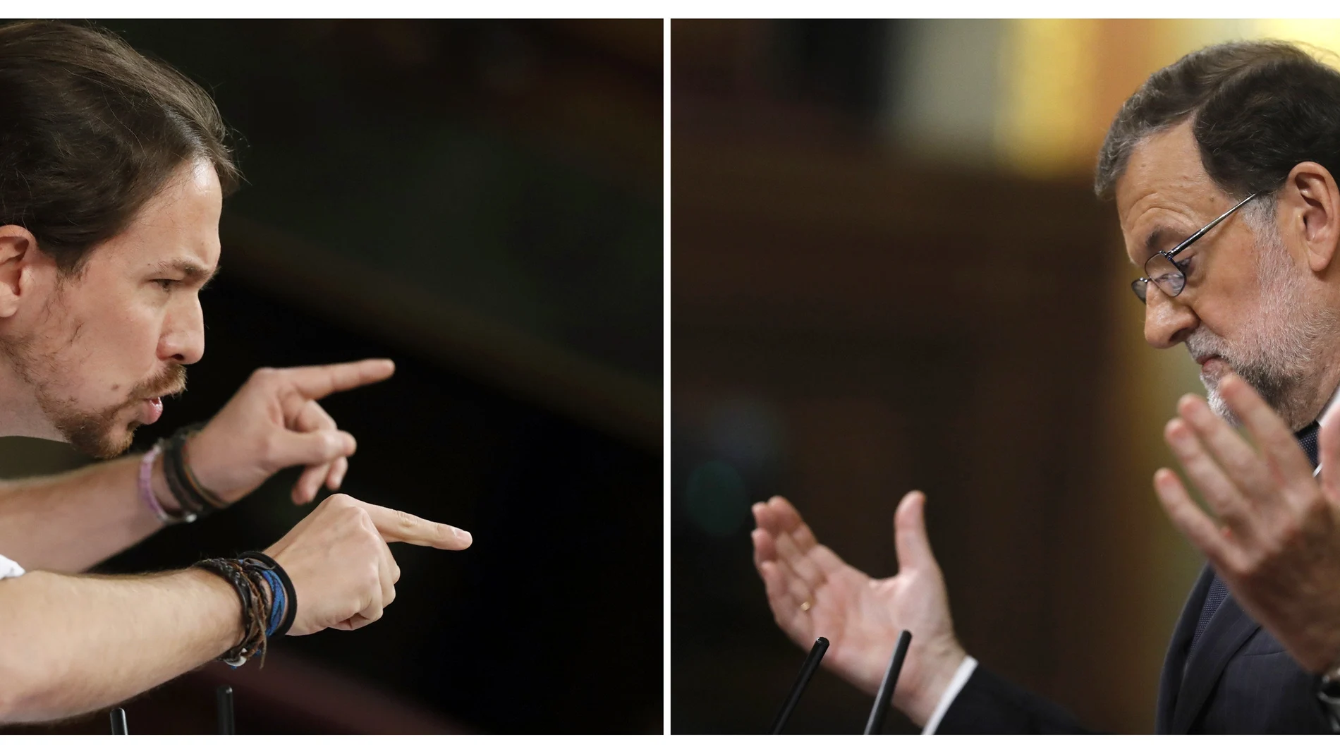 Pablo Iglesias y Mariano Rajoy Pablo Iglesias y Mariano Rajoy