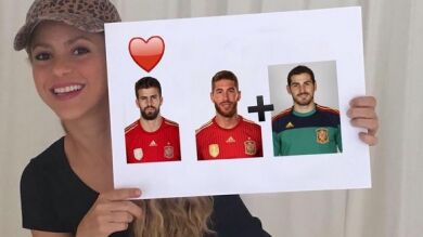 Shakira publica un acertijo con Piqué, Ramos y Casillas como protagonistas