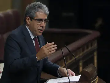 Francesc Homs durante su intervención en la segunda sesión de investidura Francesc Homs durante su intervención en la segunda sesión de investidura