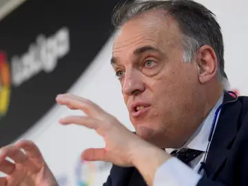 Javier Tebas, durante un acto Javier Tebas, durante un acto