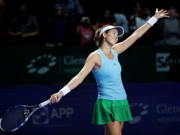 Garbiñe Muguruza se despide del Masters de Singapur