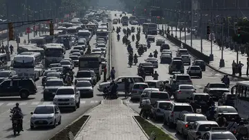 Las principales calles registraron menos tráfico Las principales calles registraron menos tráfico