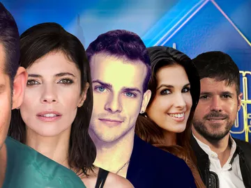 Maribel Verdú, Manu Tenorio, Nuria Fergó y Álex Casademunt y Pablo López en 'El Hormiguero 3.0' Maribel Verdú, Manu Tenorio, Nuria Fergó y Álex Casademunt y Pablo López en 'El Hormiguero 3.0'